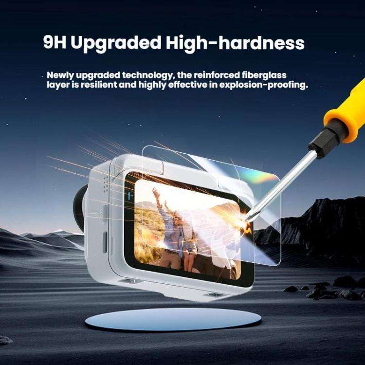 Screen Protector & Lens Film Kit Tempered Glass + Hydrogel HD Protection, For Insta360 GO Ultra  ...