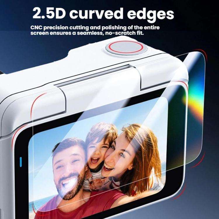 Screen Protector & Lens Film Kit Tempered Glass + Hydrogel HD Protection, For Insta360 GO Ultra  ...