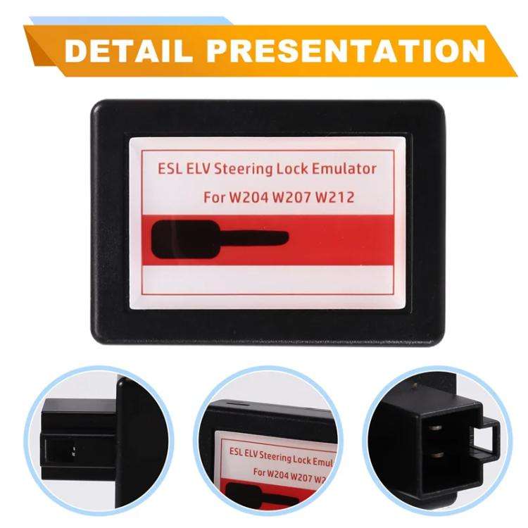 For Mercedes-Benz Steering Lock Emulator Steering Lock Simulator Replacement, For W204W207W212