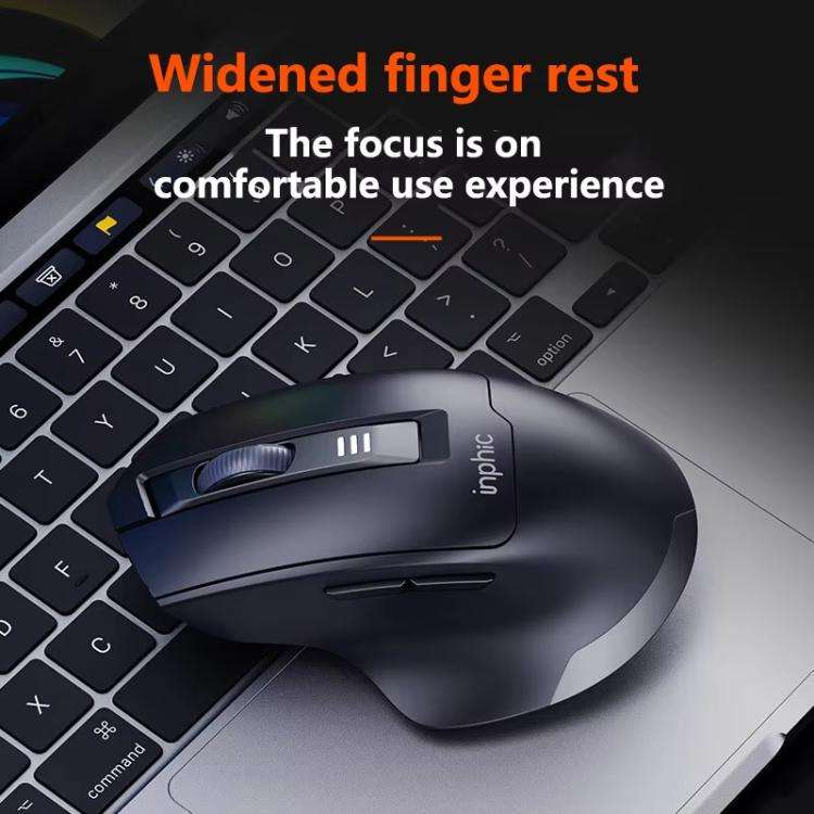 Inphic M9 2.4G Wireless Mouse Business Office Home Ergonomic Mute Computer Mice, M9
