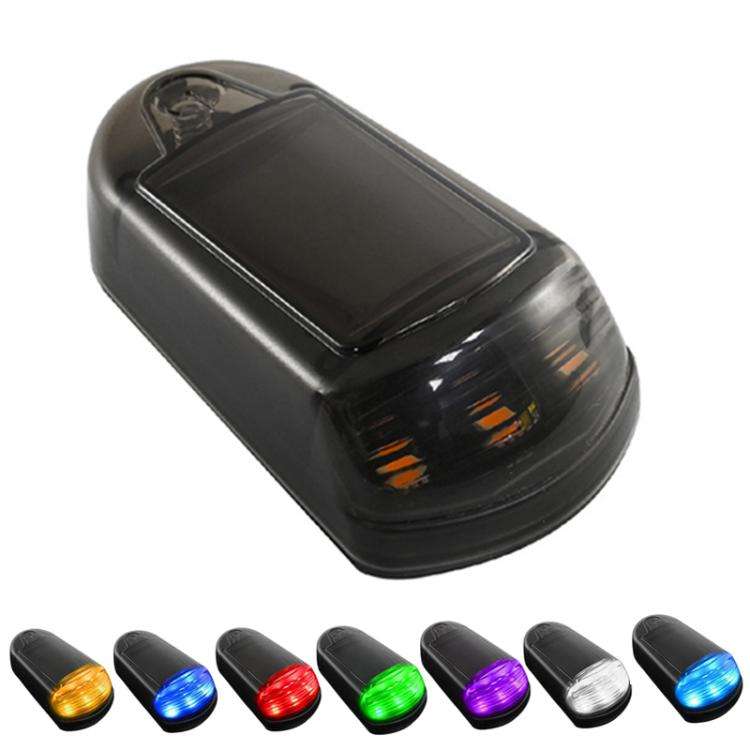 Solar-Powered Roof Warning Light LED Roof Strobe Light For Trucks Pickups, Transparent Yellow Lig...
