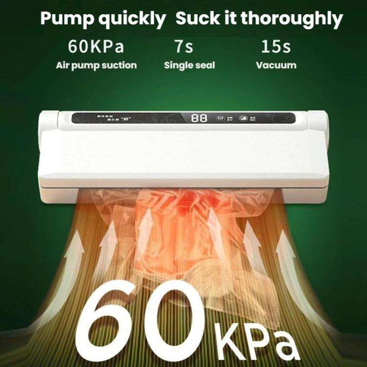 Fully Automatic Vacuum Packaging Machine Sealing Preservation Sealer, US Plug, EU Plug, AU Plug, ...