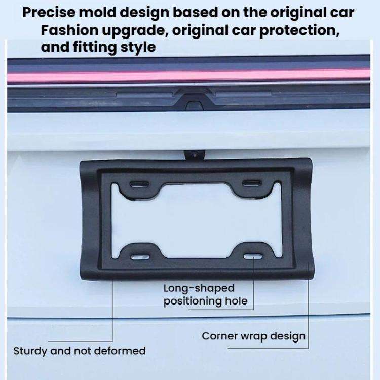Car License Plate Frame Plate Holder Anti-Collision License Plate Frame, US