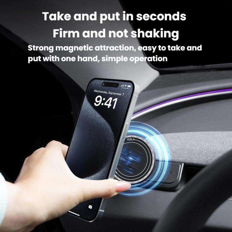 For Tesla 2025+ MODEL Y JUNIPER 2024+ Model 3 Highland Phone Holder Dashboard Phone Holder Base, ...