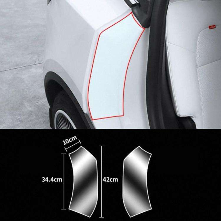 Rear Inner Door Anti-Scratch Protective Film, For Tesla Model Y Transparency, For Tesla Model Y B...