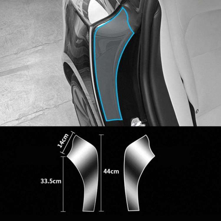Rear Inner Door Anti-Scratch Protective Film, For Tesla Model Y Transparency, For Tesla Model Y B...