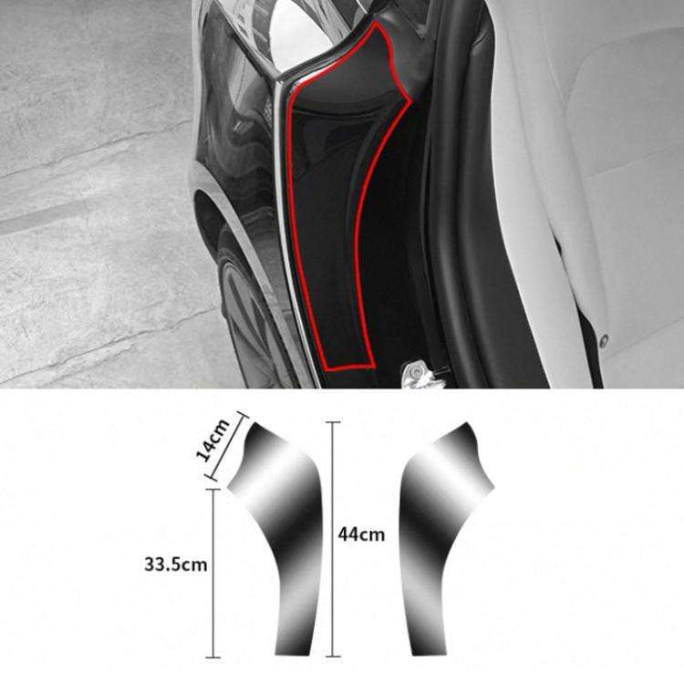 Rear Inner Door Anti-Scratch Protective Film, For Tesla Model Y Transparency, For Tesla Model Y B...