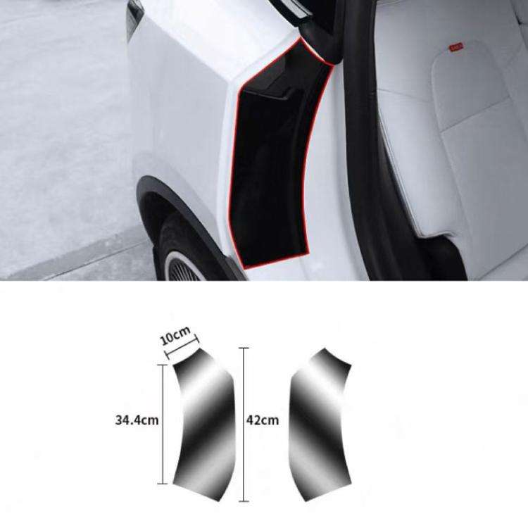 Rear Inner Door Anti-Scratch Protective Film, For Tesla Model Y Transparency, For Tesla Model Y B...