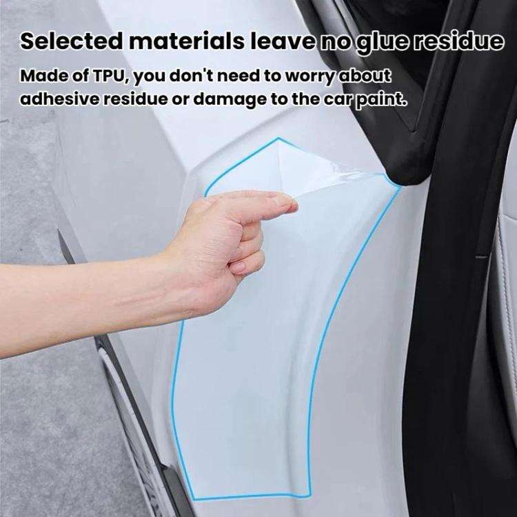 Rear Inner Door Anti-Scratch Protective Film, For Tesla Model Y Transparency, For Tesla Model Y B...