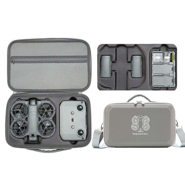For DJI Neo 2 Fly More Combo Hard Shell Carrying Case Custom-Molded Sling Bag, Mini Black, Fly Mo...