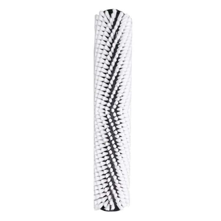 Floor Scrubber Roller Brush Replacement Part For Karcher BR30/4C, White Soft Bristle Brush, Red N...