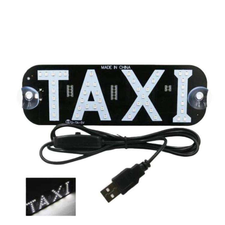 Taxi Indicator Light For Vehicles Roof Lamp With Switch, USB Port, Cigarette Lighter Socket