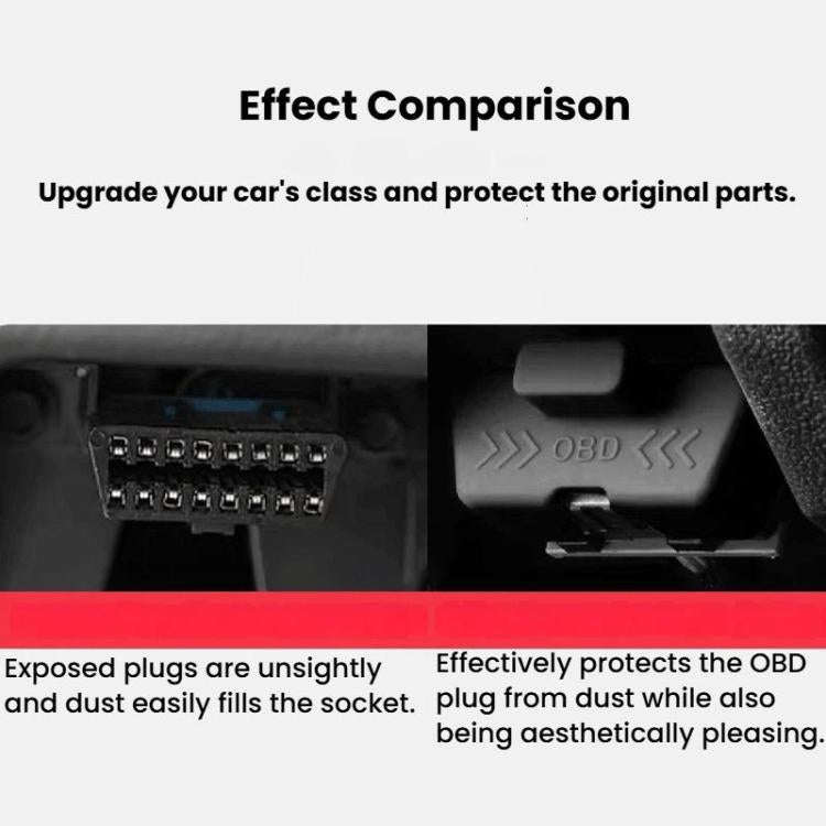 10pcs OBD Protection Cover Vehicle Diagnostic Port Protective Shield