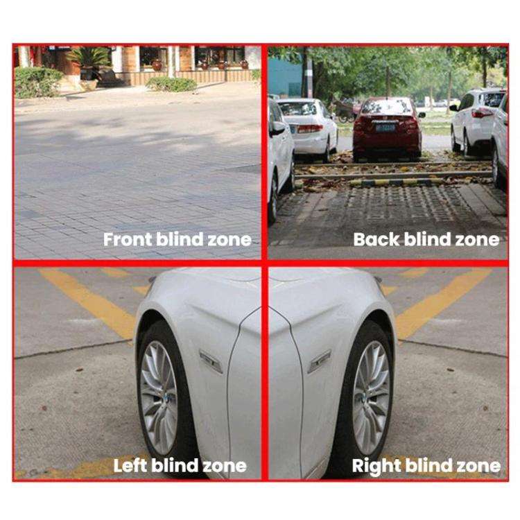 7 inch 4-split Car Display + 4 Light Sensitive 360 Degree Panoramic Reversing Cameras, LED Versio...