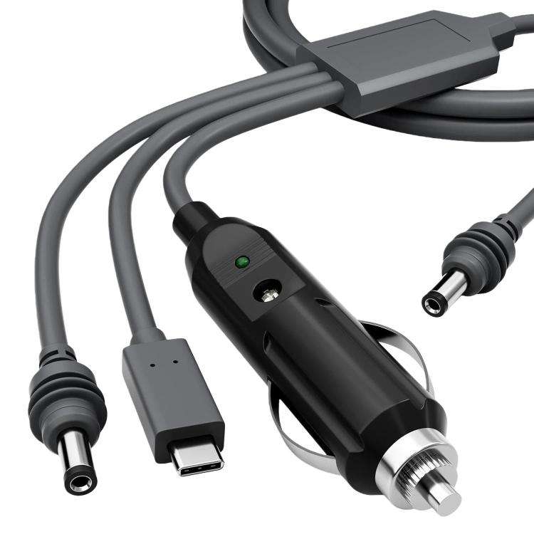 3 in 1 Mini Car DC Charger Power Cord, 3m