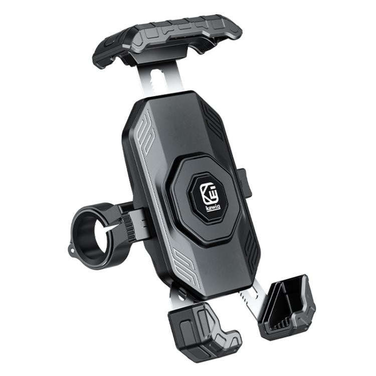 Kewig Motorcycle Riding Phone Mount Universal Quick-Release Phone Clip, Handlebars, Rear View Mir...