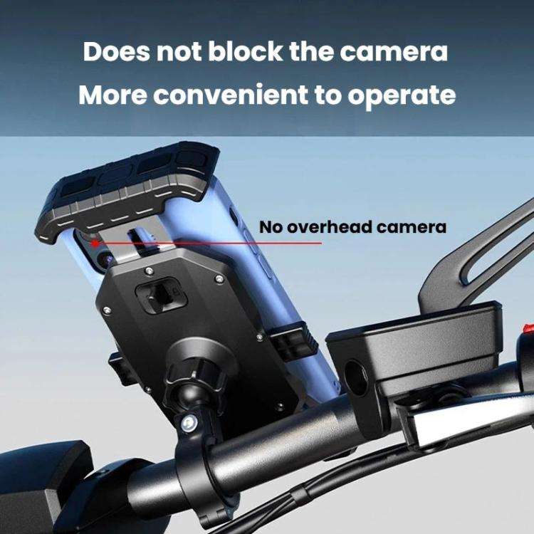 Kewig Motorcycle Riding Phone Mount Universal Quick-Release Phone Clip, Handlebars, Rear View Mir...