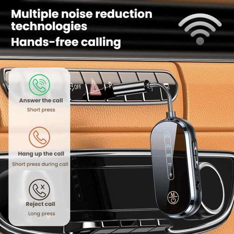 2 in1 Universal Car AUX Bluetooth Receiver and Transmitter, C83PRO