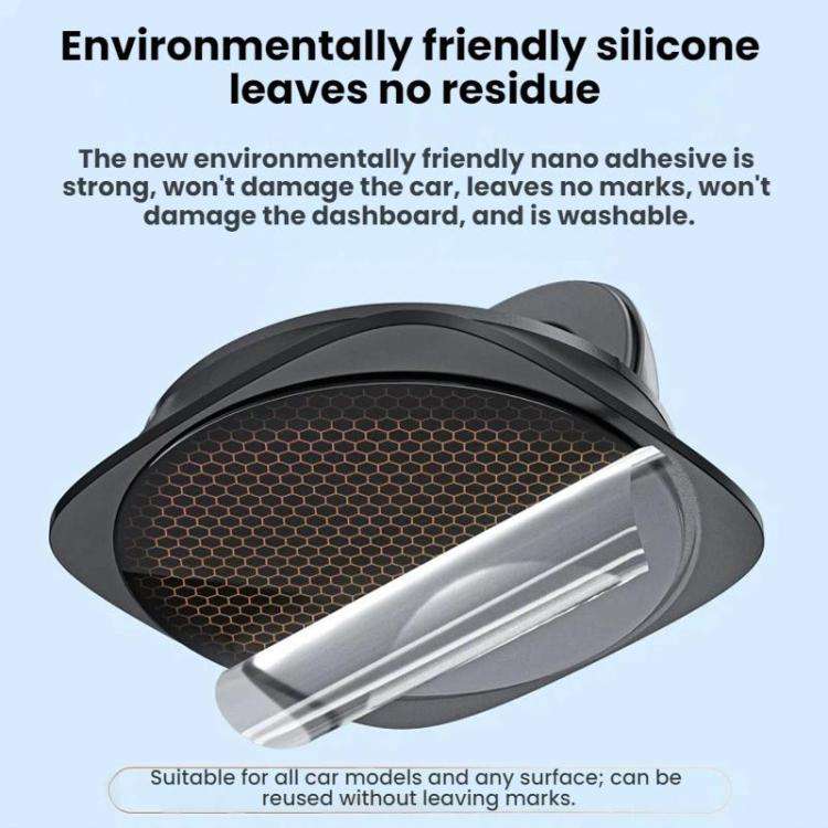 Car Dashboard Navigation Phone Anti-slip Mat Clip-on Mounting Bracket