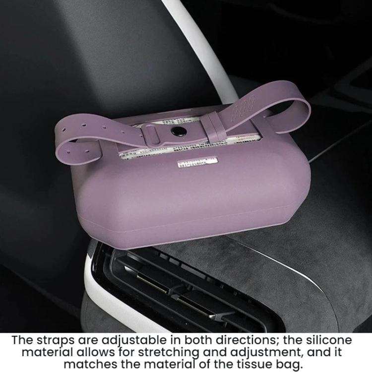 For Leapmotor C10 Seat Hanging Silicone Tissue Box