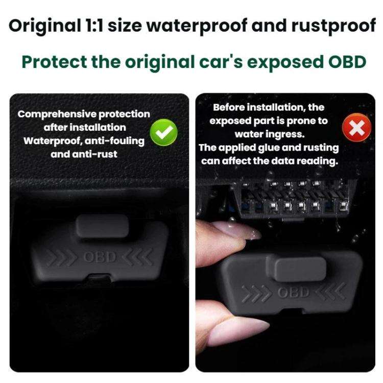 For Leapmotor B10 Silicone OBD Interface Dust Protective Cover