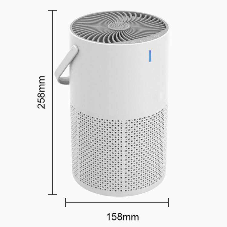 K802-1 Home Touch-Control Air Purifier With Low Noise & LED Light Odor-Eliminating Aromatherapy A...