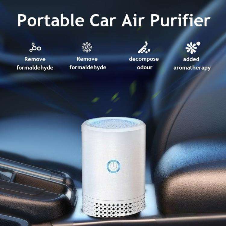 GL-608 Car Portable Rechargeable Air Purifier Negative Ion Air Cleaner For Formaldehyde Secondhan...