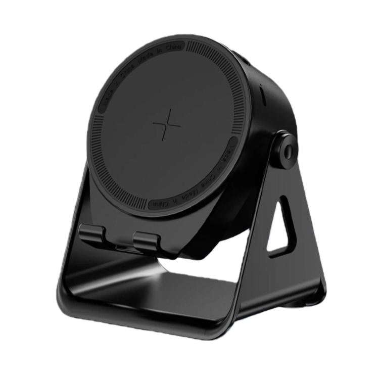 Multifunctional Wireless Sensor Speaker Rotating Phone Holder With RGB Lights