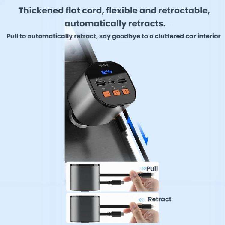 PD30W Car Fast Charging Cigarette Lighter Adapter Charger