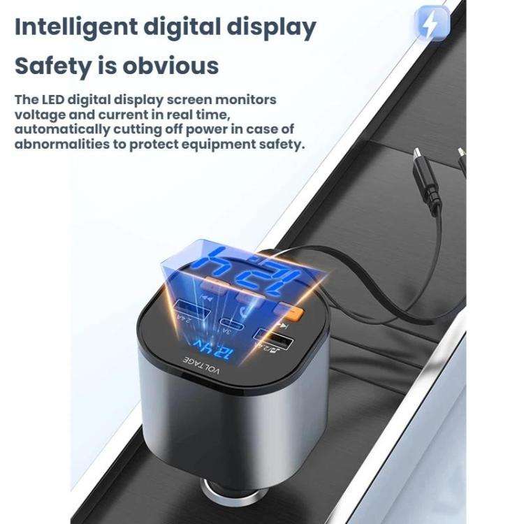 PD30W Car Fast Charging Cigarette Lighter Adapter Charger