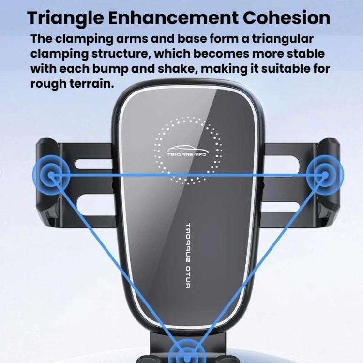 M7 Car Air Vent Gravity Phone Mount With Anti-Drop Tail Clip, M7