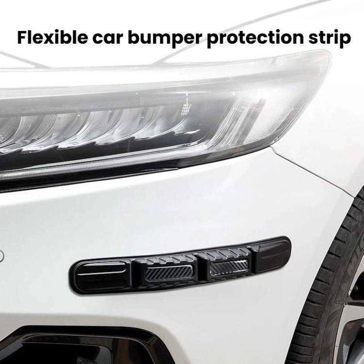 CTU040-1 2pcs Car Bumper Anti-Collision Strip Universal Trunk Anti-Scratch Protective Sticker, CT...