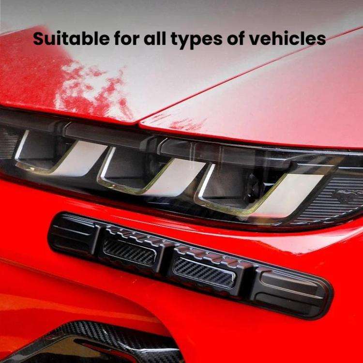 CTU040-1 2pcs Car Bumper Anti-Collision Strip Universal Trunk Anti-Scratch Protective Sticker, CT...
