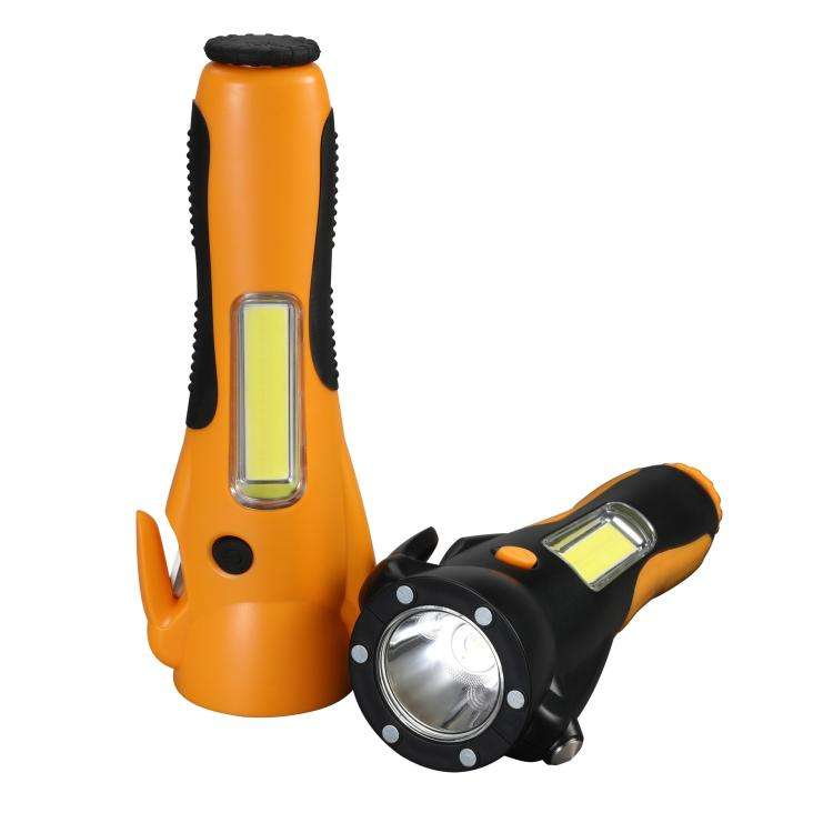 Multifunctional Emergency High-Intensity Magnetic COB Work Light with Car Safety Hammer