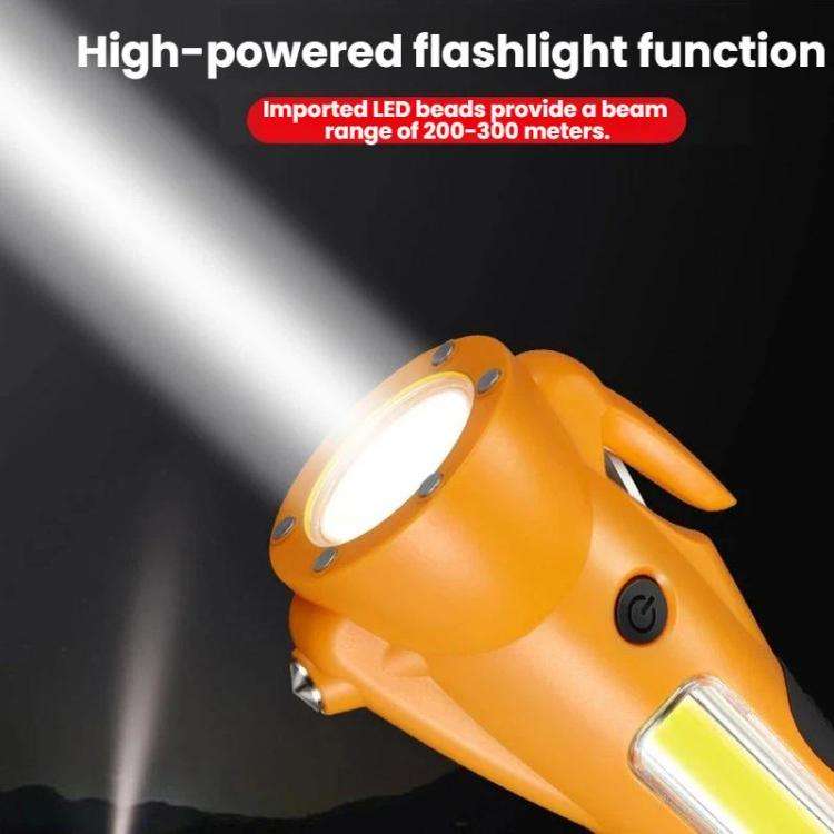 Multifunctional Emergency High-Intensity Magnetic COB Work Light with Car Safety Hammer