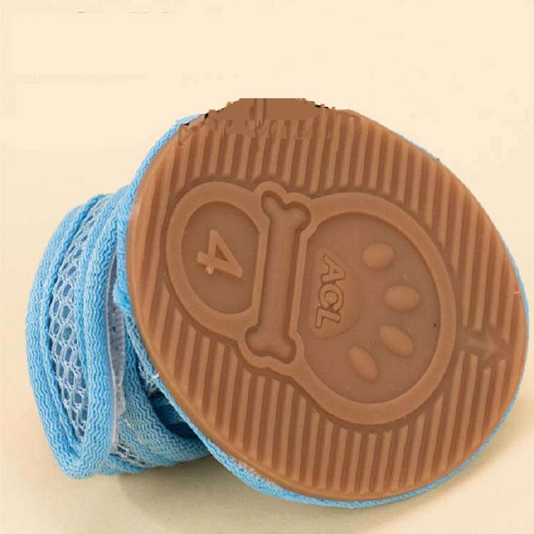 Tendon Bottom Mesh Pet Anti-skid Sandals, Tendon Bottom 5: 5.5x6.5cm
