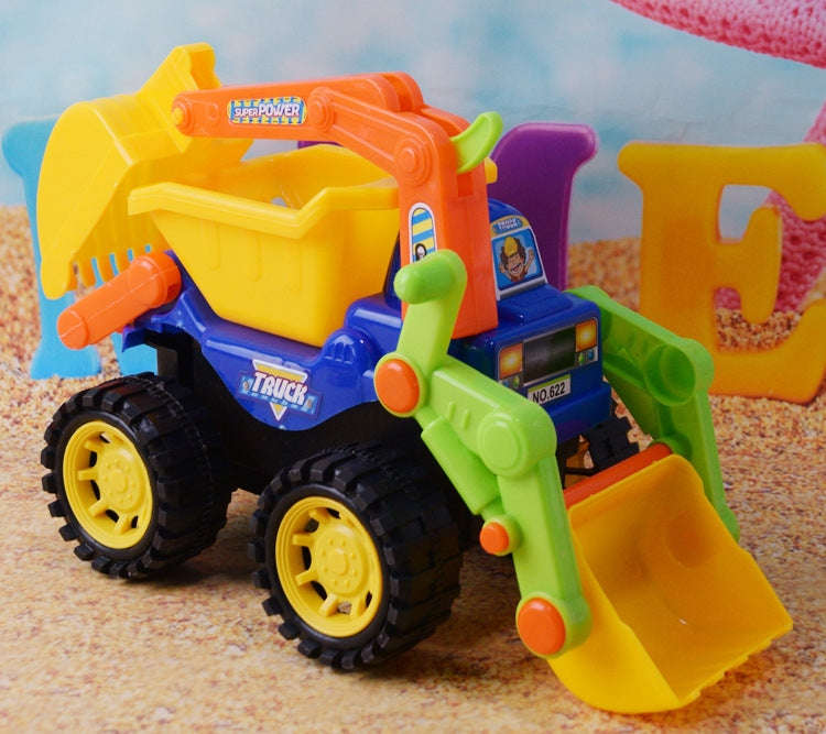 Beach Simulation Engineering Truck Ebulldozer Children Toy, Engineering Truck