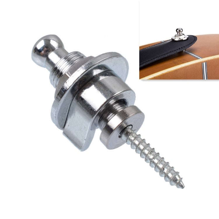 Metal Universal Guitar Strap Buckle Strap Nail Anti-off Guitar Tail Nail