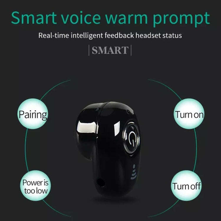 S065 Mini Bluetooth Earphone Earbuds Sport with Mic for All Phone