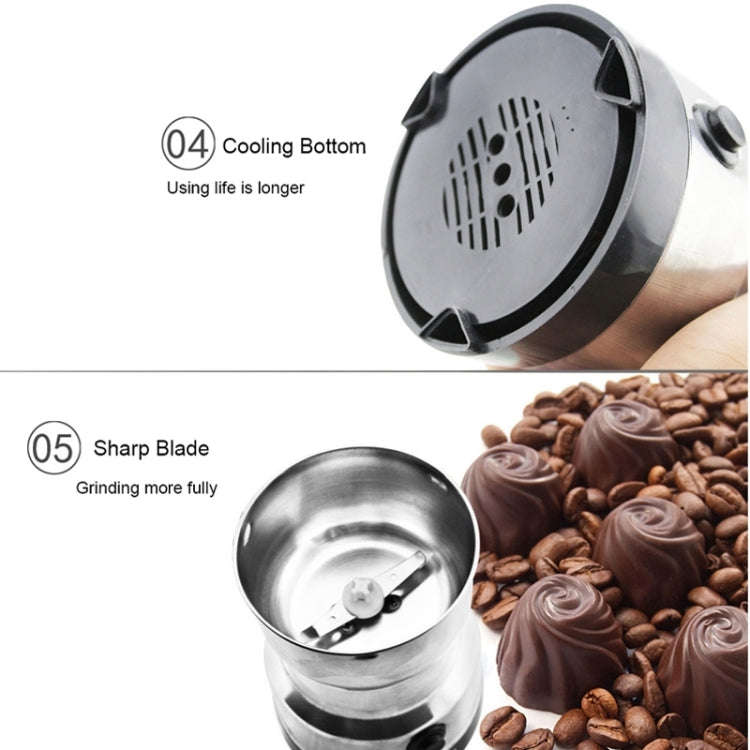 Multi-functional EU Plug Coffee Grinder Stainless Electric Herbs/Spices/Nuts/Grains/Coffee Bean G...