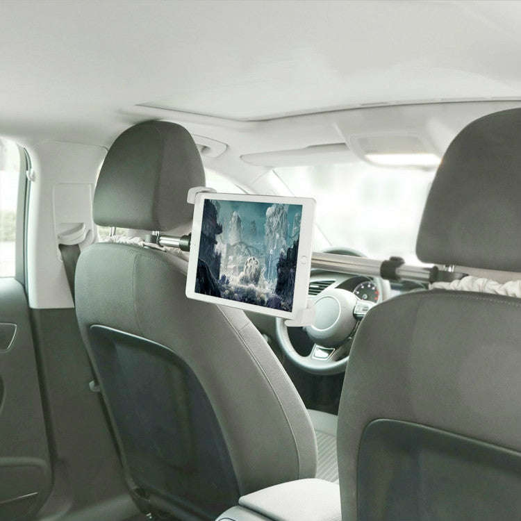 Auto Car Back Seat Headrest Universal Tablet Mounting Holder, 7-10.5 inch Tablet, 9.5-14.5 inch  ...