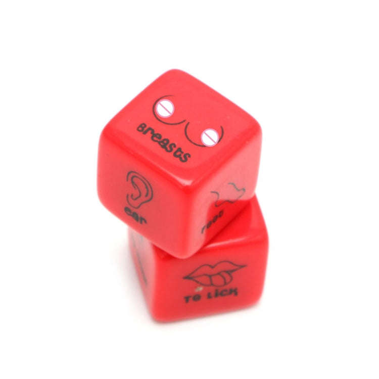 2 PCS Creative English Fun Dice Bar Family Party Game Tools, 2 PCS English Fun Dice