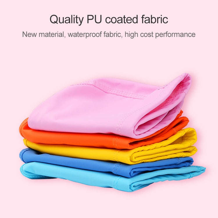 Children Cartoon Hippo Pattern PU Coated Waterproof Swimming Cap, Cartoon Hippo (Lack Blue), Cart...