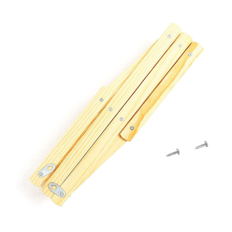 Solid Wooden Retractable Wall Hanging Folding Coat Rack Drying Rack, Coat Rack Drying Rack