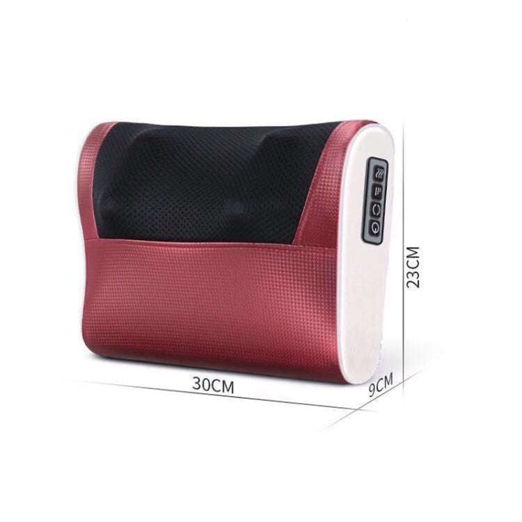 Cervical Spine Massage Pillow Neck Waist Back Multifunctional Electric Massage Cushion, EU Plug, ...