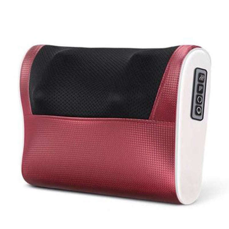 Cervical Spine Massage Pillow Neck Waist Back Multifunctional Electric Massage Cushion, EU Plug, ...