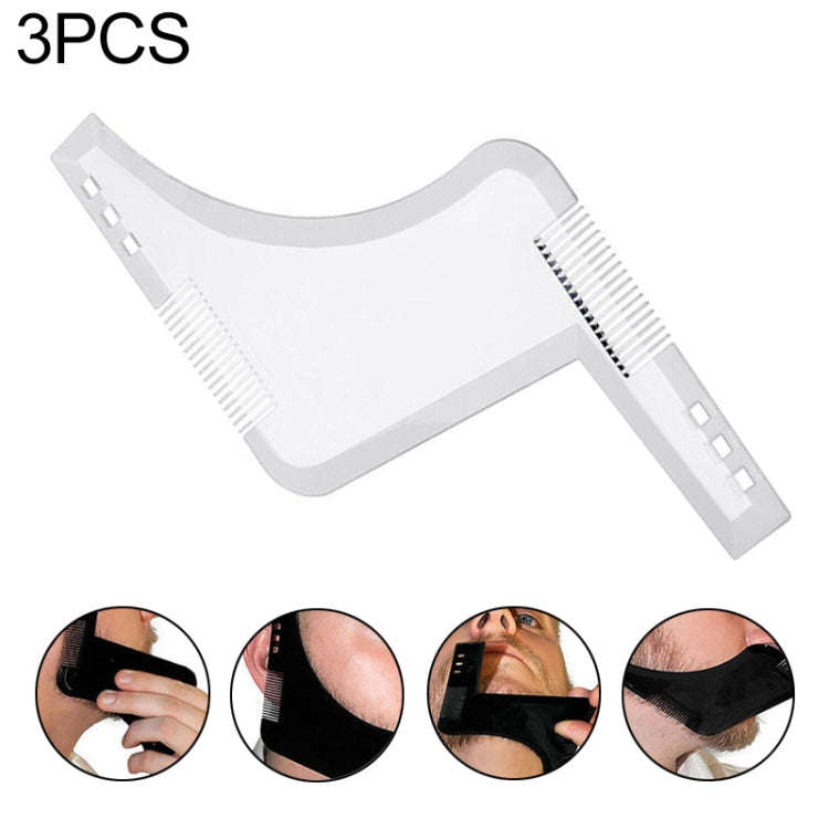 Double-sided Beard Comb Molding Template Tool Beard Shaping Styling Tool With Inbuilt Comb