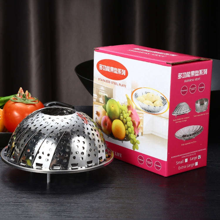 Stainless Steel Folding Retractable Lotus Steamer Tray, Lotus Steamer Tray