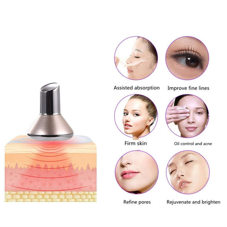 Small Dumbbell Reverse Magnetic Vibration Beauty Instrument Magnetic Mask Essential Oil Introduct...