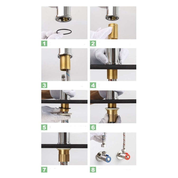 Copper Hand Basin Hot Cold Water Faucet, Copper Hand Basin Hot Cold Water Faucet
